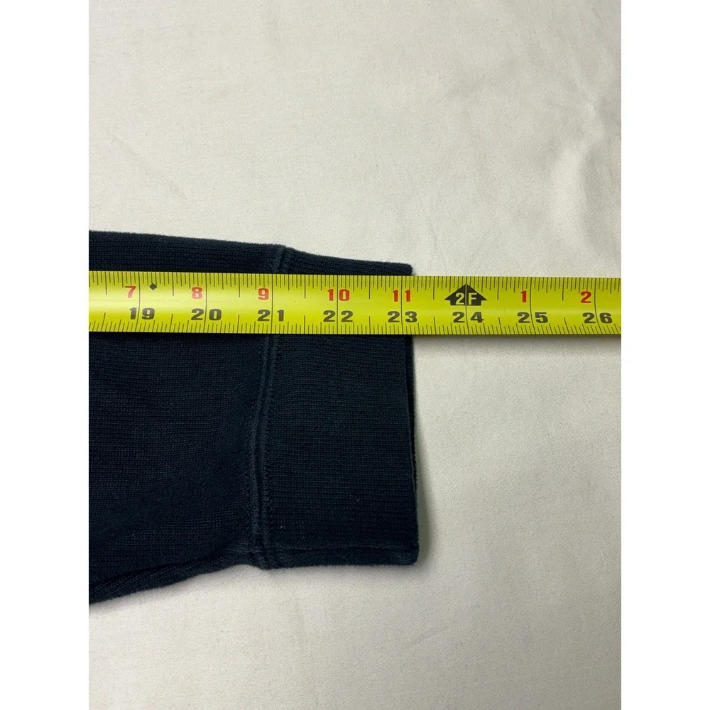 Vtg Polo Ralph‎ Lauren Mens Navy Blue 1/4 Zip Long Sleeve Cotton Sweater Size XL